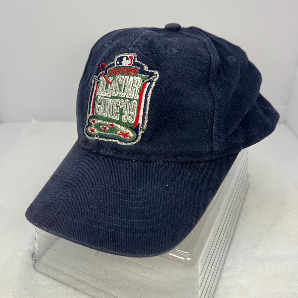 MLB All-Star Game 99 Boston Logo Athletic Mens OSFA Navy Blue Vintageβ Hat